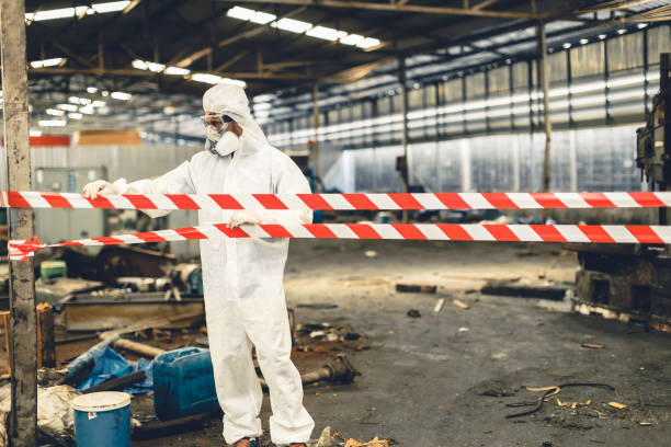 Professional Biohazard technician working in Forest Park, IL